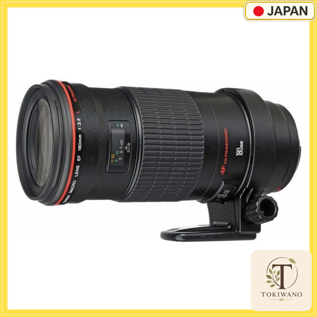 【 Used 】Canon EF 180 mm f/3.5L Macro USM Autofocus Telephoto Lens for Canon SLR Cameras