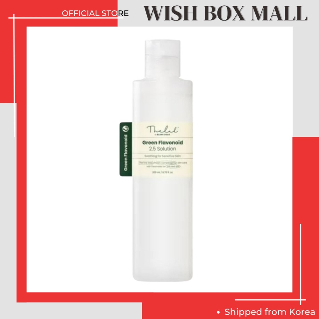 [The Lab By Blanc Doux] Green Flavonoid 2.5 Solution Toner - 200ml