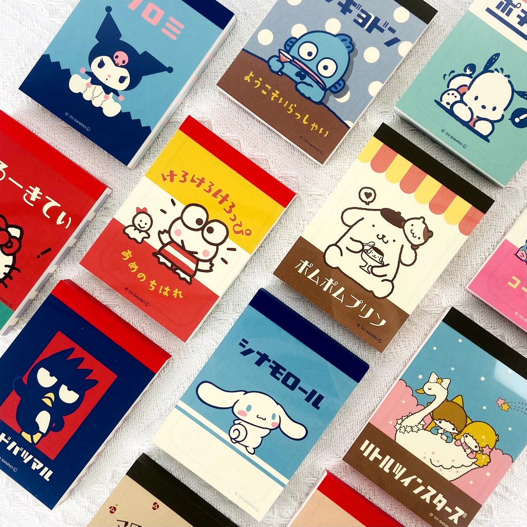 Japan cubix Sanrio Family Mini Notes Melody Gemini Big-Eared Dog Jasmine Rabbit Gemini