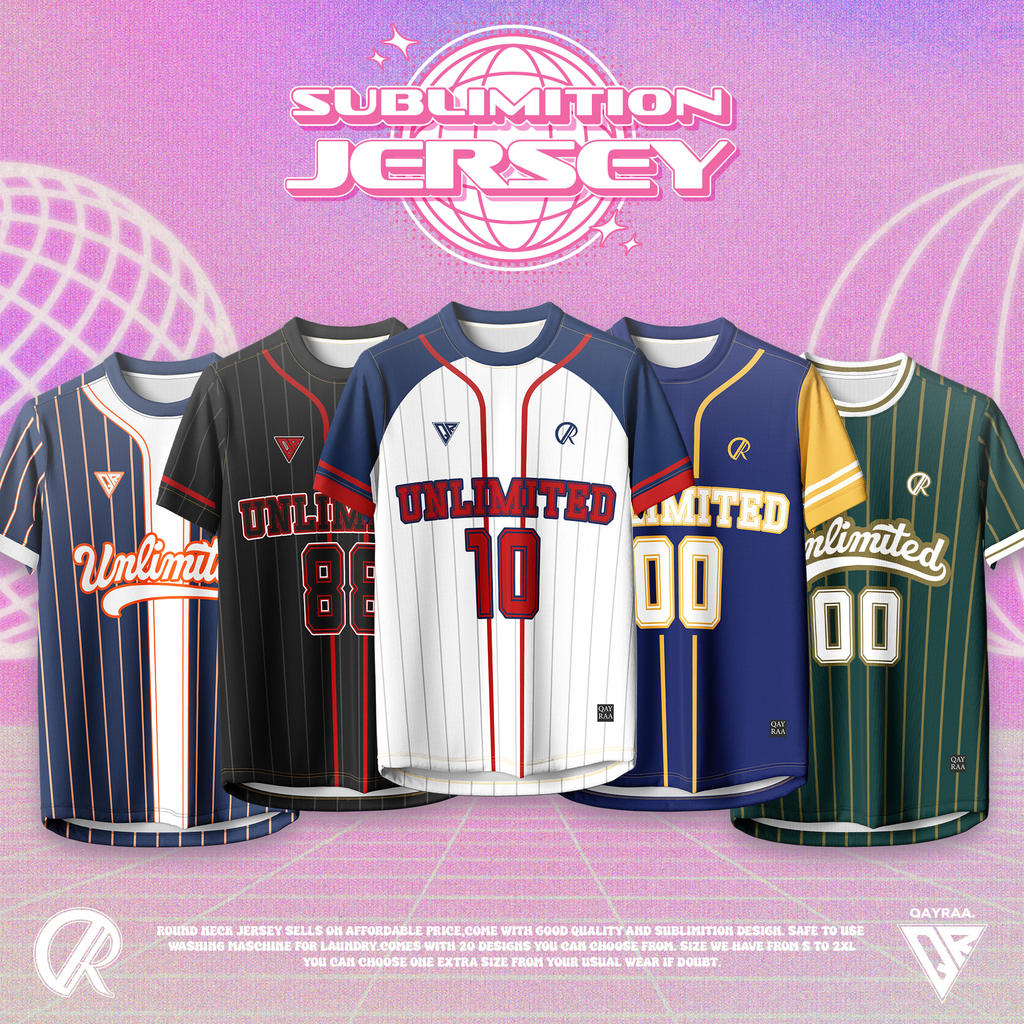 [] QAYRAA Jersey Retro Printing Sublimation/Baju Jersi Quick Dry/Size S-2XL/Couple Shirt/Sukan