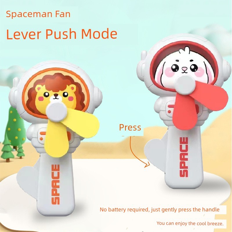 mini kipas mini kipas aircond kipas usb kereta Hand-held Press Small Fan Summer Press Hand-Cranked Children's Toys Mini Hand-held Small Fan Student Prize Gift