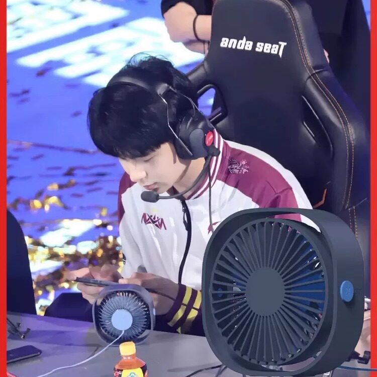mini kipas aircond kipas bateri tahan lama usb kipas mini Mini Fan USB Peace Elite Game Cooling