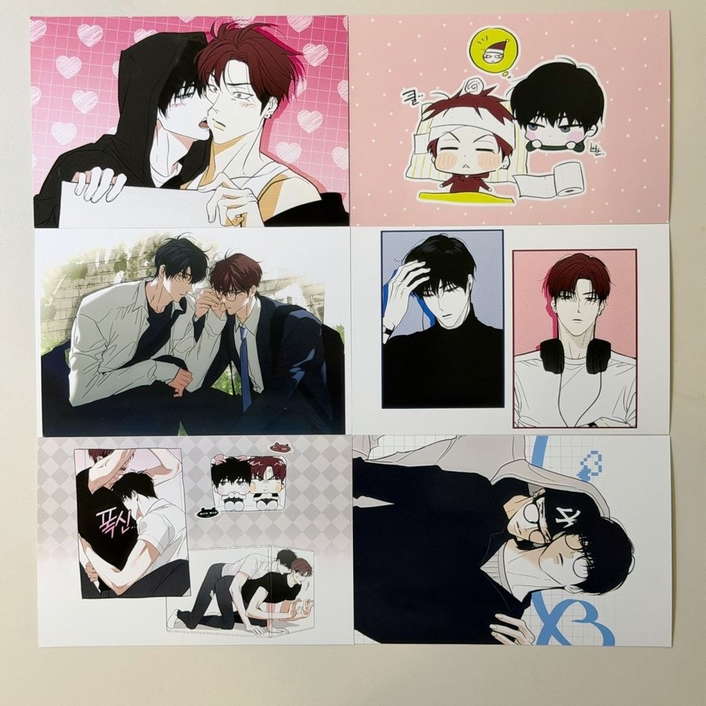 Korean Manga Two Tigers Contest Photocard Official Card 20cm Study Anime IP Valley Merchandise Card#7. 29pd.zhou #