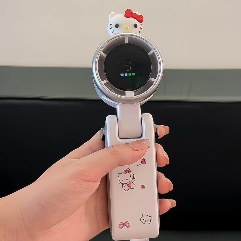 mini kipas aircond usb kipas mini mini kipas Handheld Fan Makeup Blowing Face Cool Feeling Baby Blowing Rice Small Fan Blowing Complementary Food Portable Portable Folding Hanging Neck Summer
