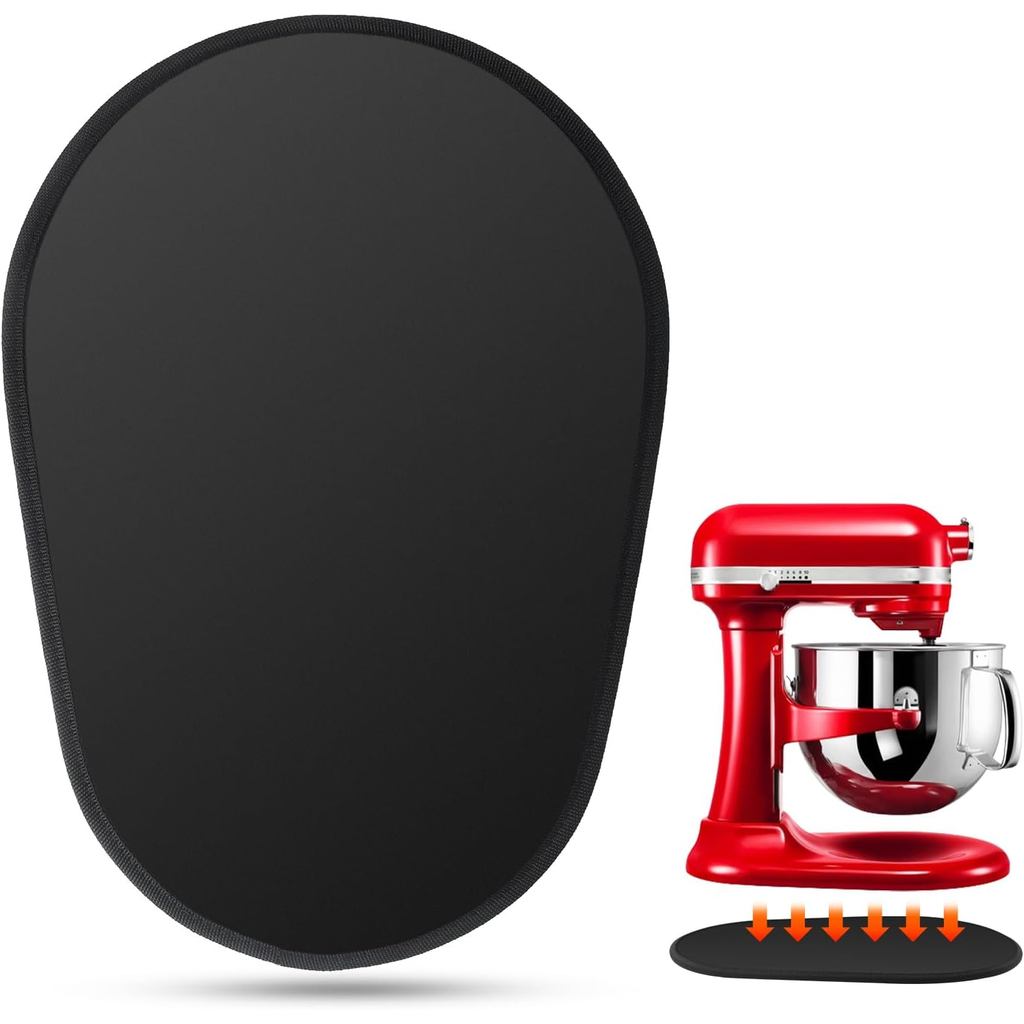 Alas Gelongsor untuk Mesin Pengadun - Alas Gelongsor untuk Peralatan Dapur - Lampiran Mesin Pengadun untuk Kitchenaid 5-8 Qt Bowl Lift Stand Mixer, Pad Gelongsor Penggerak Aksesori Meja Dapur
