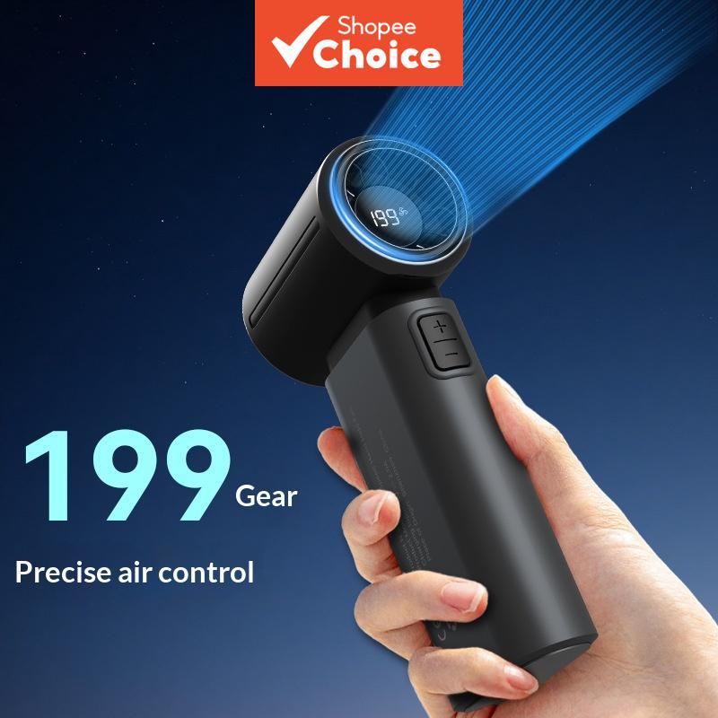 Leftlimit High-Speed Energy-Saving 199 Gear Handheld Mini Fan USB Portable Jet-Type Strong Wind Outdoor Pocket Mini Fan Cannon Kipas Mini Genggam 199 Kelajuan Penjimatan Tenaga Berkelajuan Tinggi USB Mudah Alih Jet-Jenis Angin Kuat Luar Poket迷你风扇炮