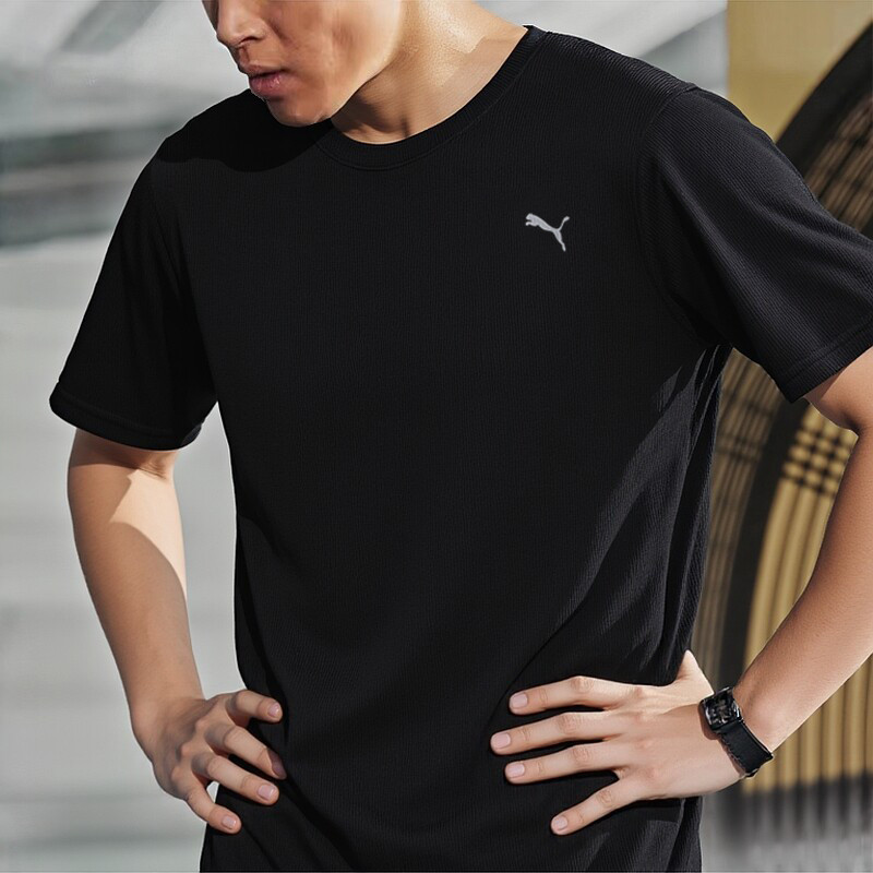 Lucky Leaf 丨 PUMA PUMA Quick-Drying Short-Sleeved Men's Summer New Style Sportswear Casual Half-Sleeved T-Shirt Trendy