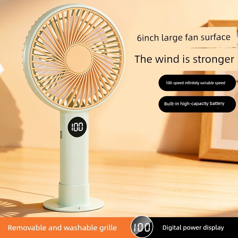 | 【kipas mini bateri tahan lama】 | 制冷小风扇 kipas turbo mini ♟20cm Handheld Small Fan usb Charging Student Portable Small Portable Office Desktop Silent High Wind♠