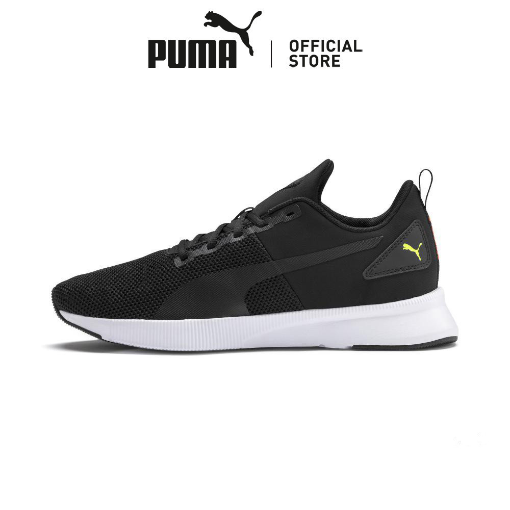 PUMA Unisex Flyer Running Shoes (Black)