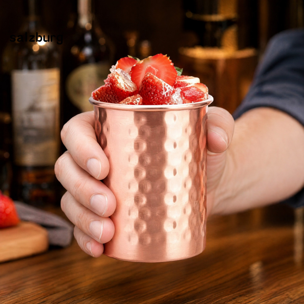Stylish Hammered Beverage Cup 304 Stainless Steel Wine Cup, Heavy-duty Stainless Steel Mug with Artisan Craftsmanship for Sophisticated Living