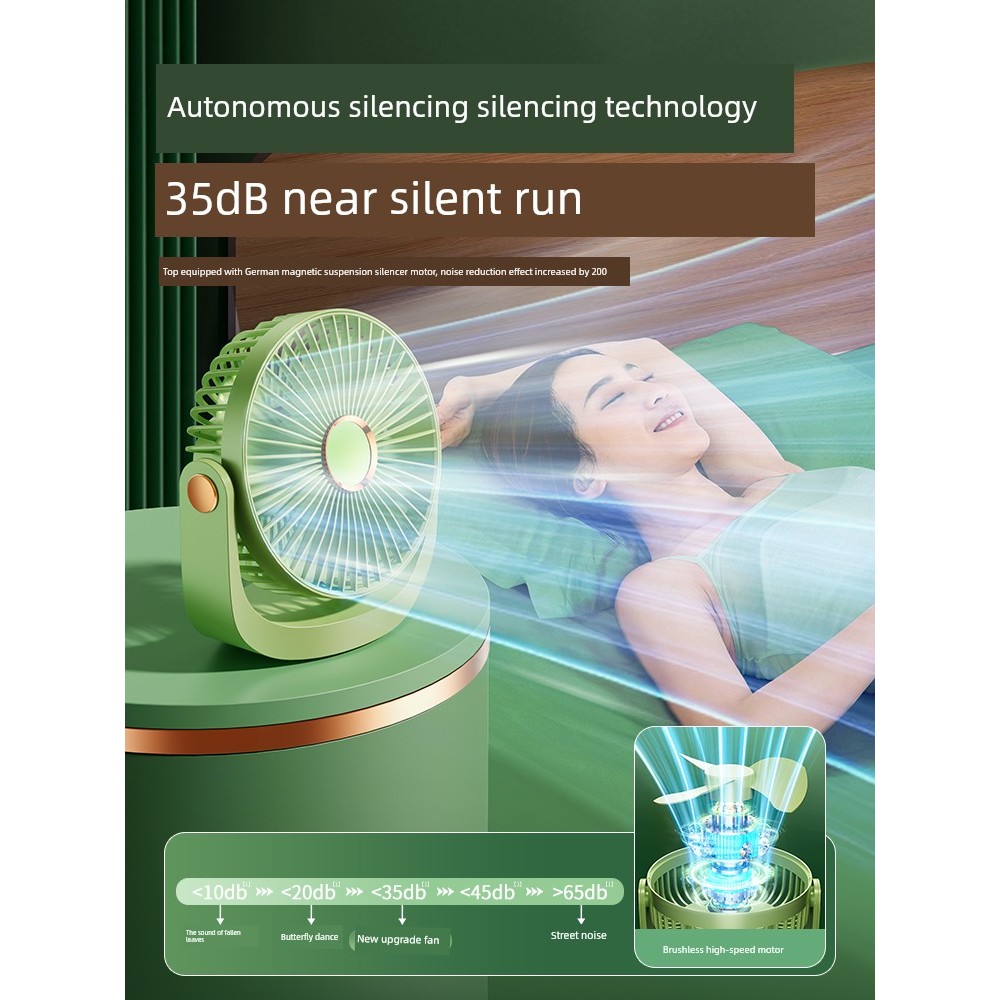 kipas mini bateri tahan lama usb kipas mini kipas usb kereta Desktop Small Fan Ultra-Silent Small Portable Charging Student Dormitory Office Portable Mini Cool Air Fan