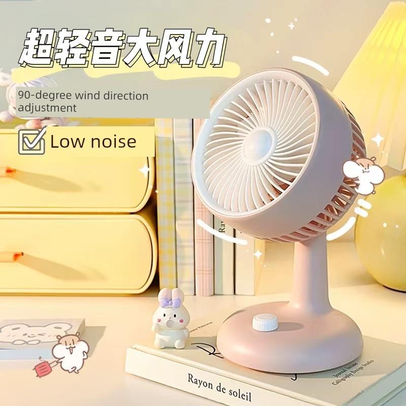 usb kipas mini kipas mini bateri tahan lama mini kipas Usb Bedside Desktop Long Battery Life Small Fan