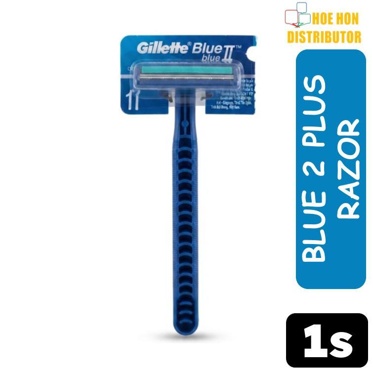 Gillette Blue II / Blue 2 Plus Disposable Razor 1 unit (ORIGINAL) Pisau Cukur