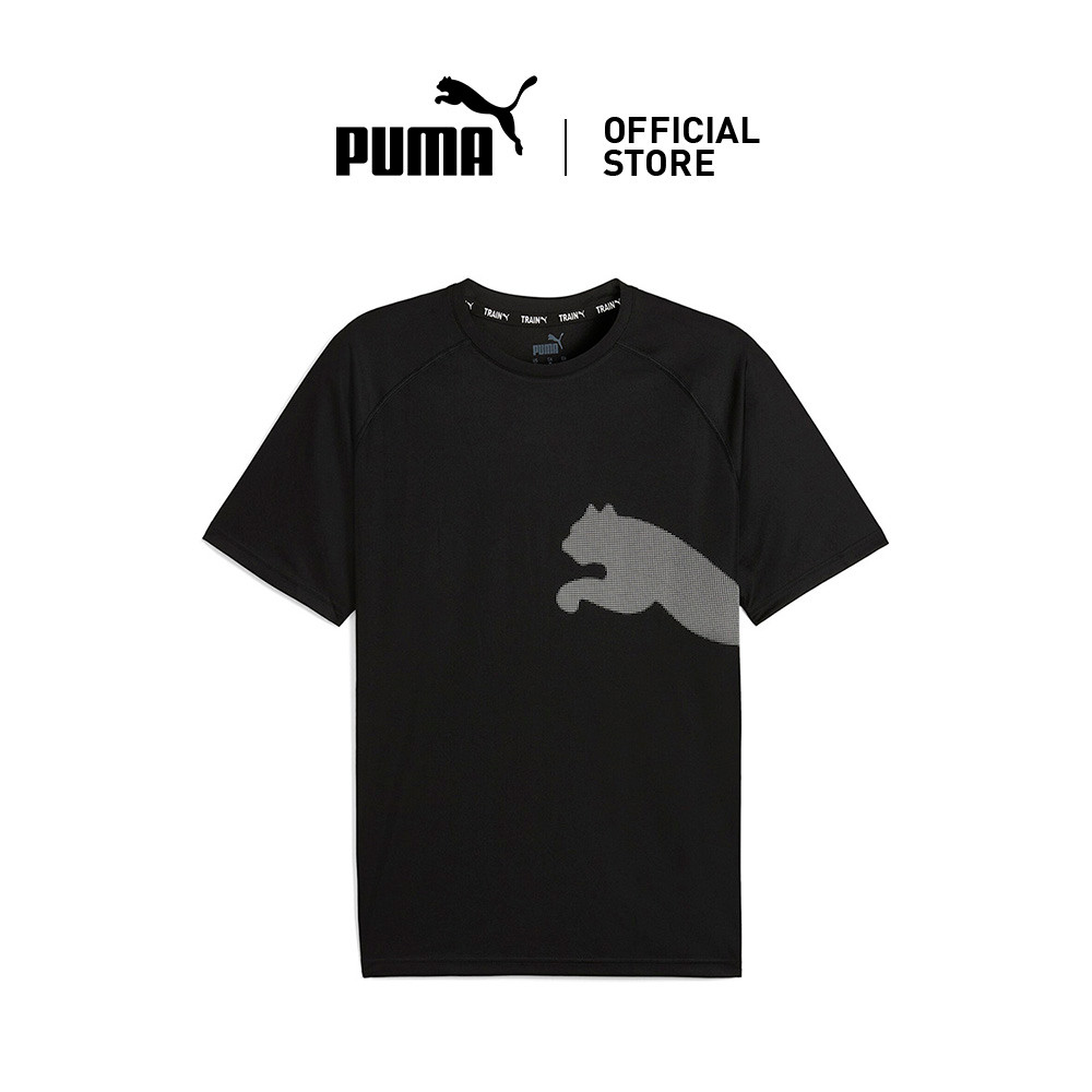 [NEW] PUMA Train All Day Big Cat Men's Tee (Black)
