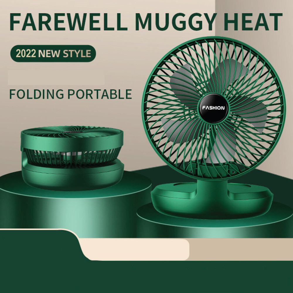 8 Inch USB Desktop Fashion Folding Fan Big Wind Fan Folding Kipas USB Desktop Fan USB Fan Portable Fan Micro Cable Or Rechargeable