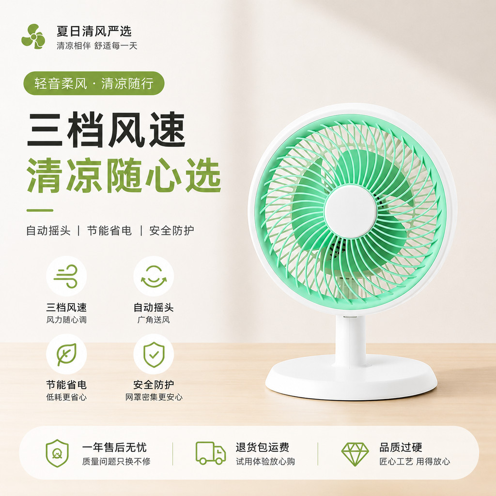 Kipas dinding mini kipas angin meja p Small Small Electric Fan Small Fan Desktop Fan Mini Student Household Dormitory Bed Shaking Head Table Desktop