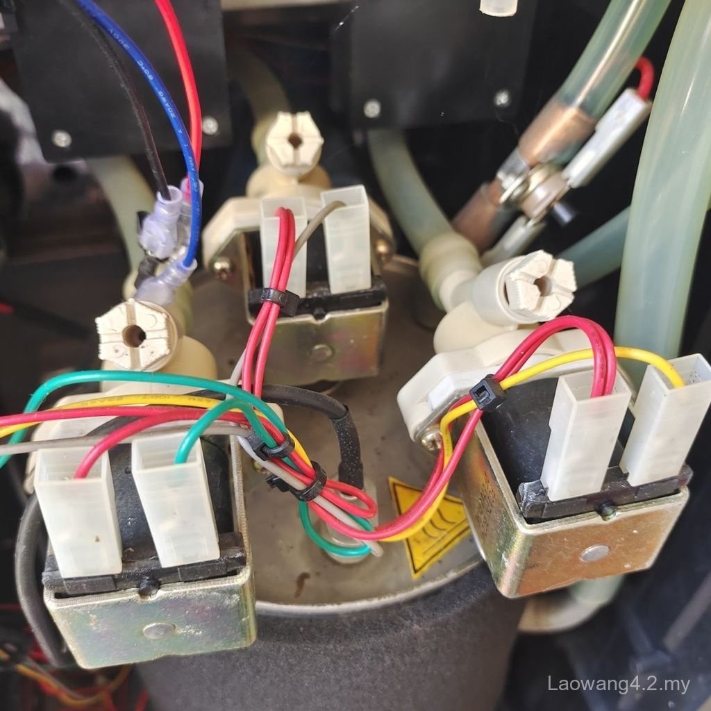 Mesin minuman Linghang, mesin susu soya, mesin teh susu 3S, injap keluar air 4S, injap elektromagnetik 24V