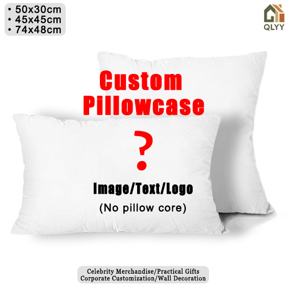 【DIY】Custom Pillowcase - Celebrity pictures, Anime merchandise - First choice for gifting(No pillow core)