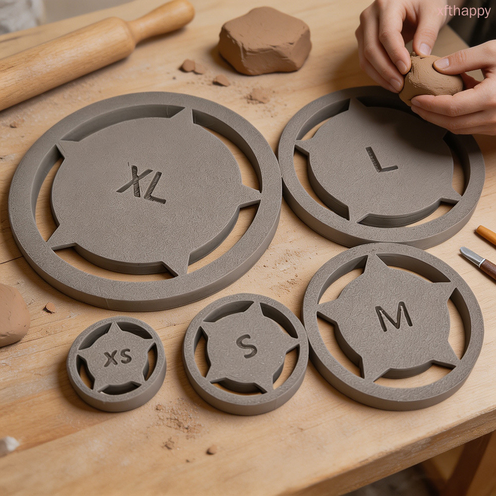 Pottery Wheel Trimming Tool Precise Centering For Perfect Foot Rings. Handcrafted Clay Bowl Creations