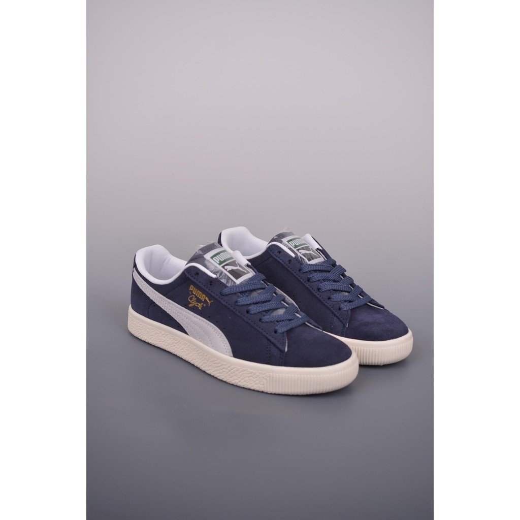 Puma shoes/Puma sneakers Clyde Men Women sneakers sneakers Flat shoes Classic Retro Zero Heel Flat Sole DBLF