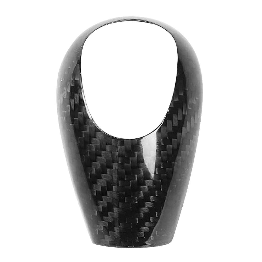 Carbon Fiber Gear Shifter Head Cover for bmw e90 E93 E60 E61 E63 E64 M3 M5 M6 Decorative gear lever Car Interior Accessoriesauto parts Car decoration