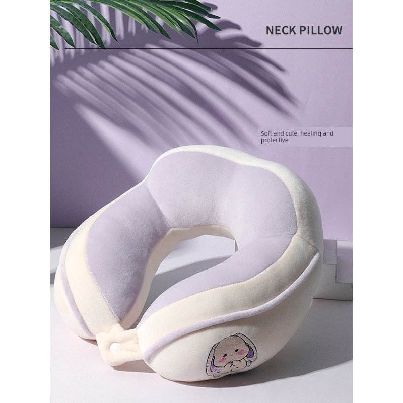 neck pillow pillow neck support Bantal berbentuk unta pilihan, bantal leher tidur siang pejabat, bantal leher mudah alih perjalanan, bantal pesawat lembut, log boleh dicetak