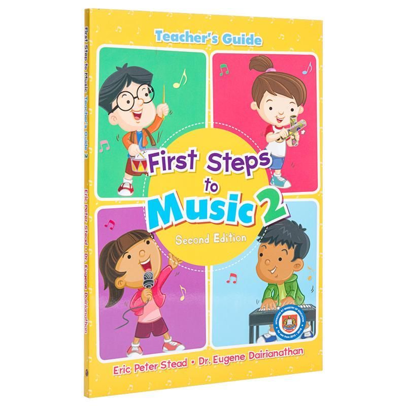 Singapore Imported Original Music First Step Teacher's Book 2 Including Audio Can Match Small Reading List Reading Pen First Steps To Music Primary 2 Teachers Guide Books