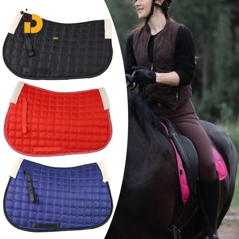 [PraskuafMY] English Saddle Pad Seat Cushion Nonslip Protection Polyester Comfortable Equipment Horse Riding Pad for Outdoor Activities