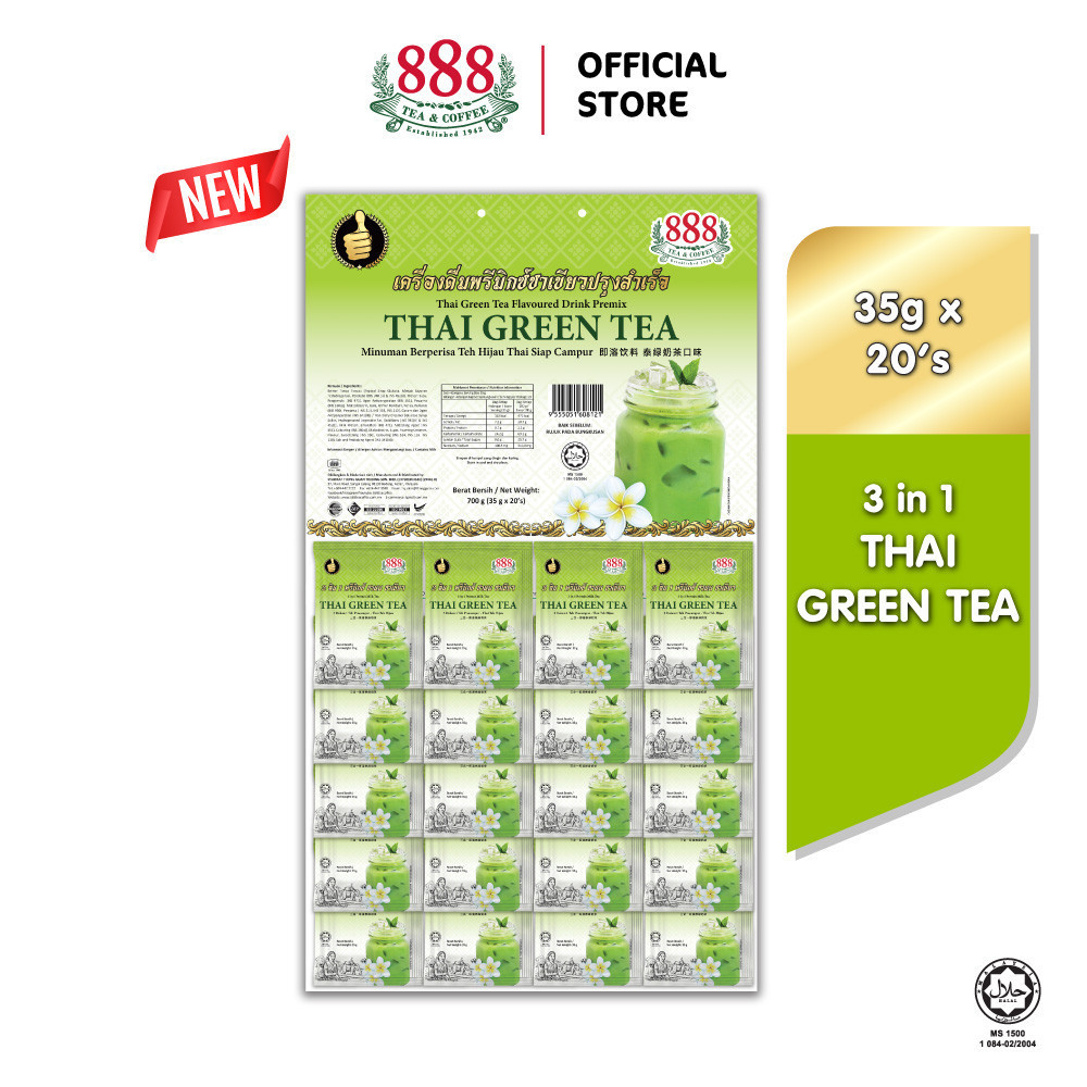 888 Instant THAI Green Tea Hanging Mobile (35g x 20s)