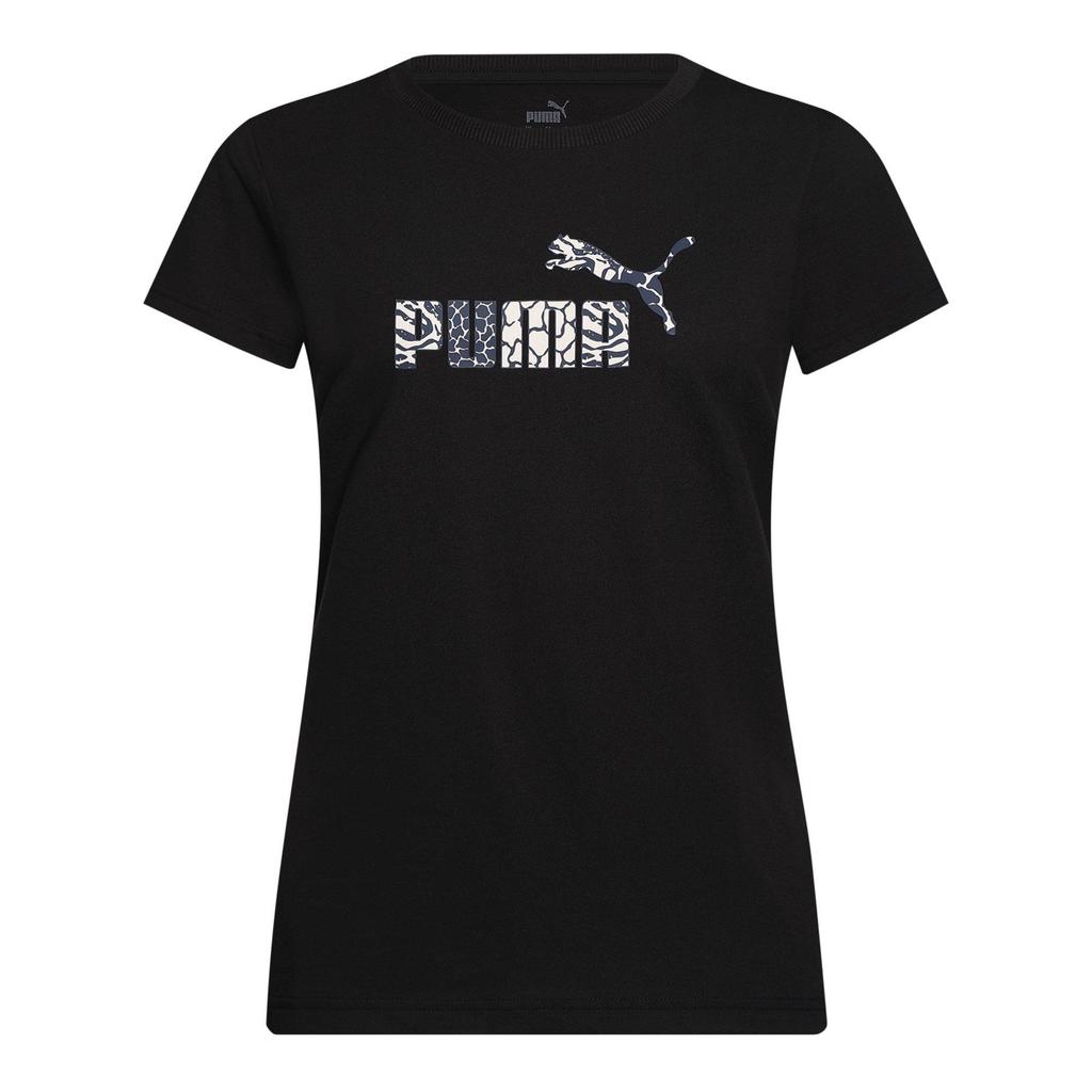 Puma Womens Women's Graphic T-Shirt (Puma Black) - Sports Direct
