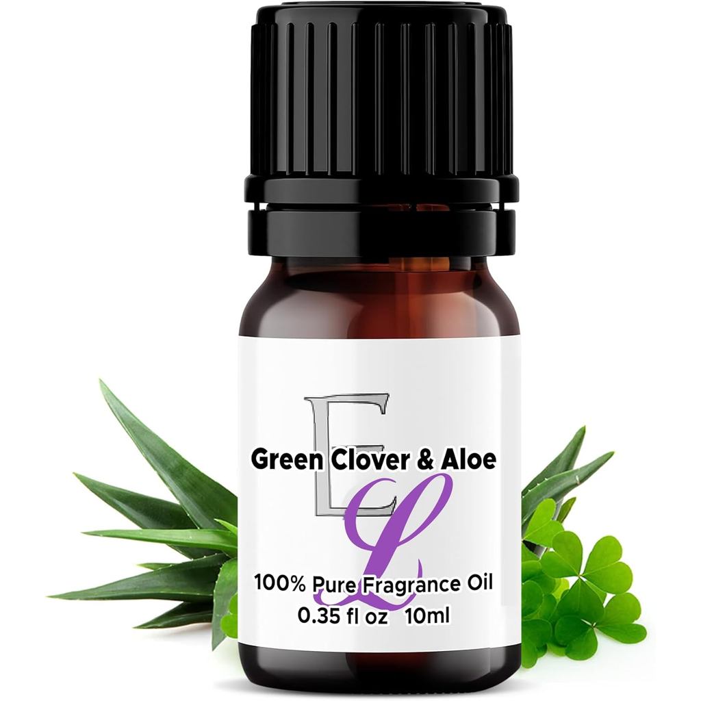 Eclectic Lady Fragrance Oil - 10 ml Fresh Green Clover & Aloe Blend for Diffusers, Candles & Home Scents
