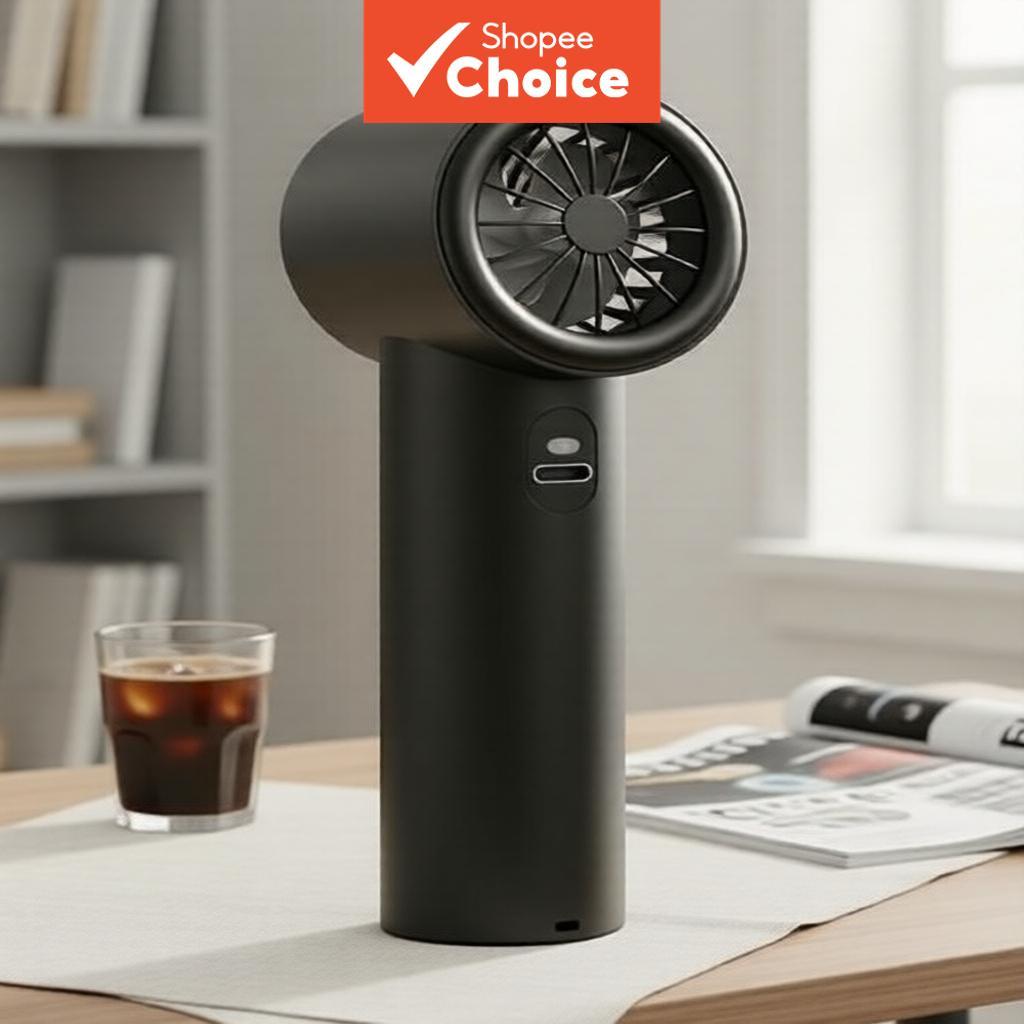 Adjustable Turbo Rechargeable Handheld Mini Fan, Portable, Long Battery Life, Compact Kipas Boleh Laras Turbo Boleh Cas Semula Mudah Alih Mini Hayat Bateri Panjang Saiz Kompak Kipas Mini Kipas Portable Fan
