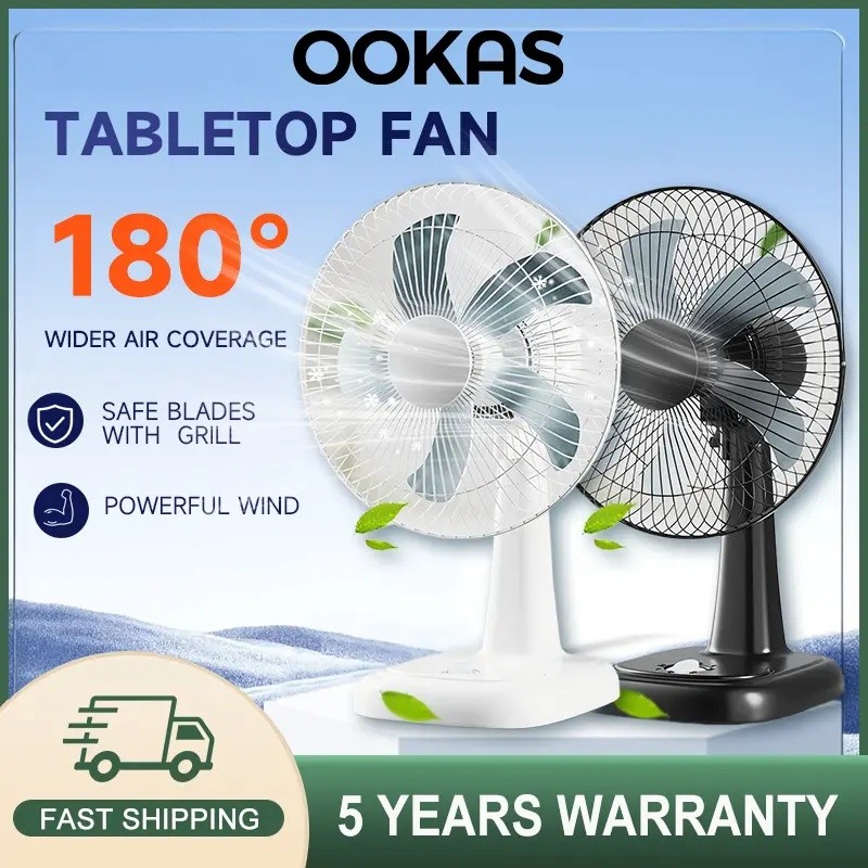 【hot sale】14-inch 3-speed table fan, hot-selling fan, wind-powered desktop fan (available from stock in Malaysia). 14-inch 3-speed table fan, hot sales, wind-powered desktop fan (a