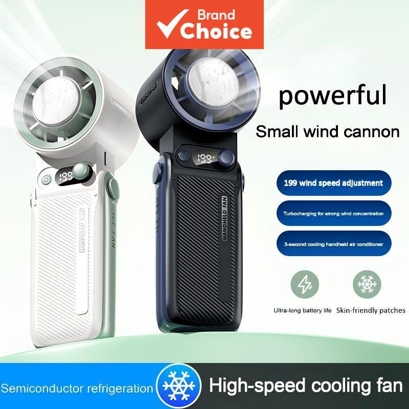 LeftLimit Mini Portable Fan, 8000mAh, USB interface, foldable, 199 wind speed settings, , quiet handheld fan F5PRO A001 Kipas Mini Mudah Alih LeftLimit, 8000mAh, port USB, boleh lipat, 199 tahap kelajuan angin, kipas tangan senyap F5PRO A001
