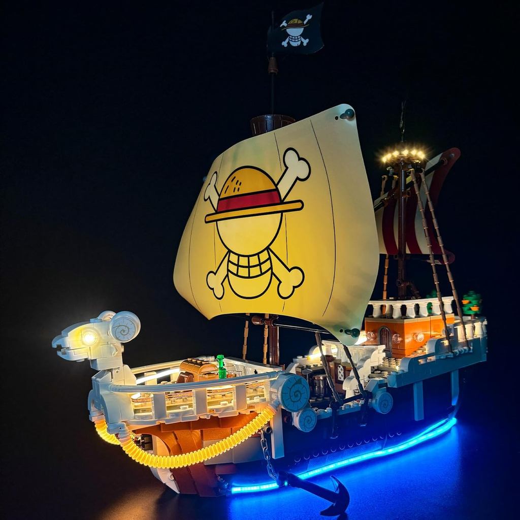 LED Light Kit Compatible with Lego The Going Merry Pirate Ship ONE Piece, Lighting Kit for Lego 75639 Building Blocks Model, NOT Included The Model Set