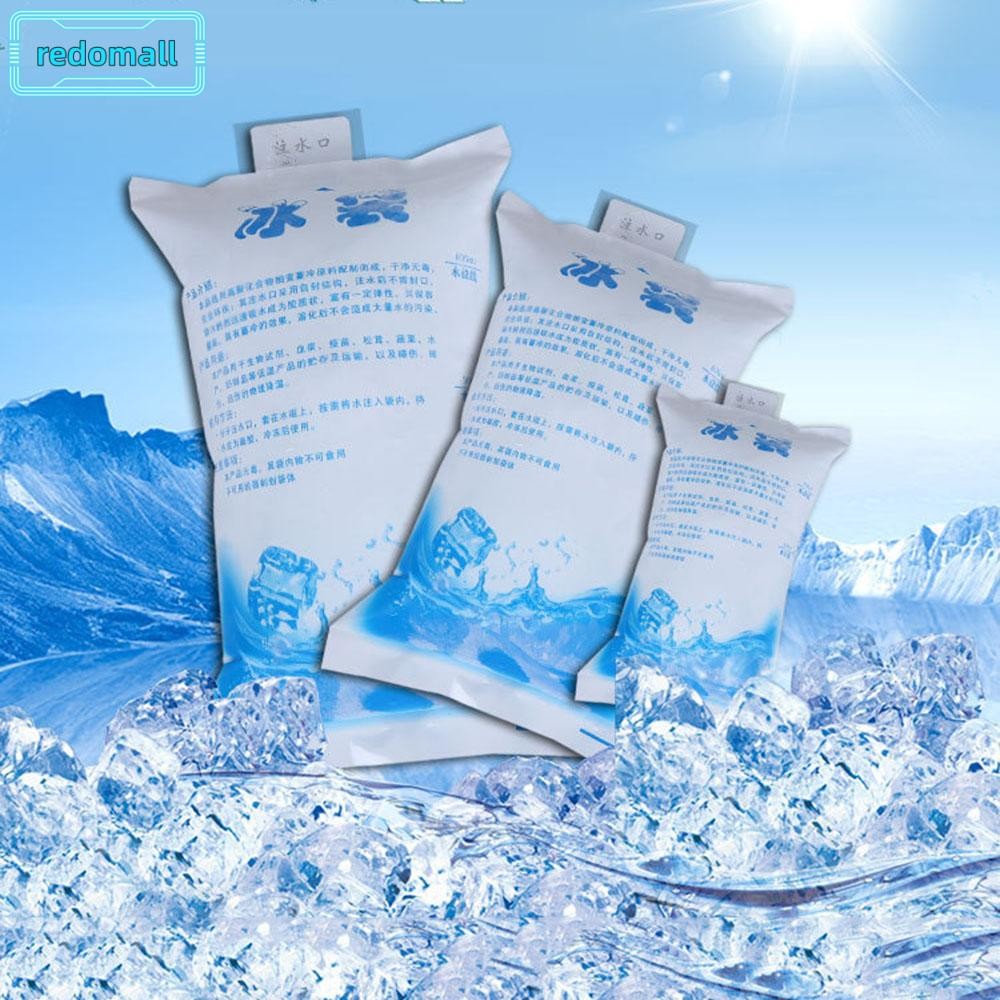 REDOMALL Ice Pack Cold Compress Reusable Water Injection Icing Bags