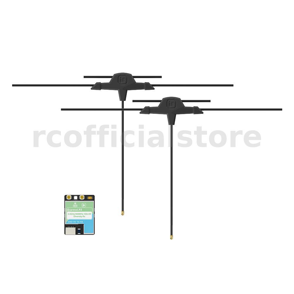 iFlight ExpressLRS 2.4GHz/900MHz ELRS 100mW Dual-Band True Diversity RX Receiver with Dual Antenna Support Gemini / True Diversity / Gemini Xrossband for FPV RC Drones