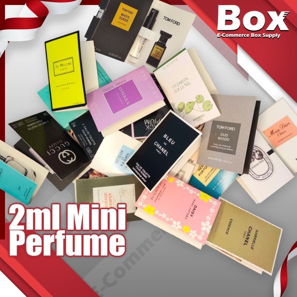 Perfume Tester 2ml | Mini Sample Pocket Perfume / Perfume EDP EDT For Her Minyak Wangi Perempuan