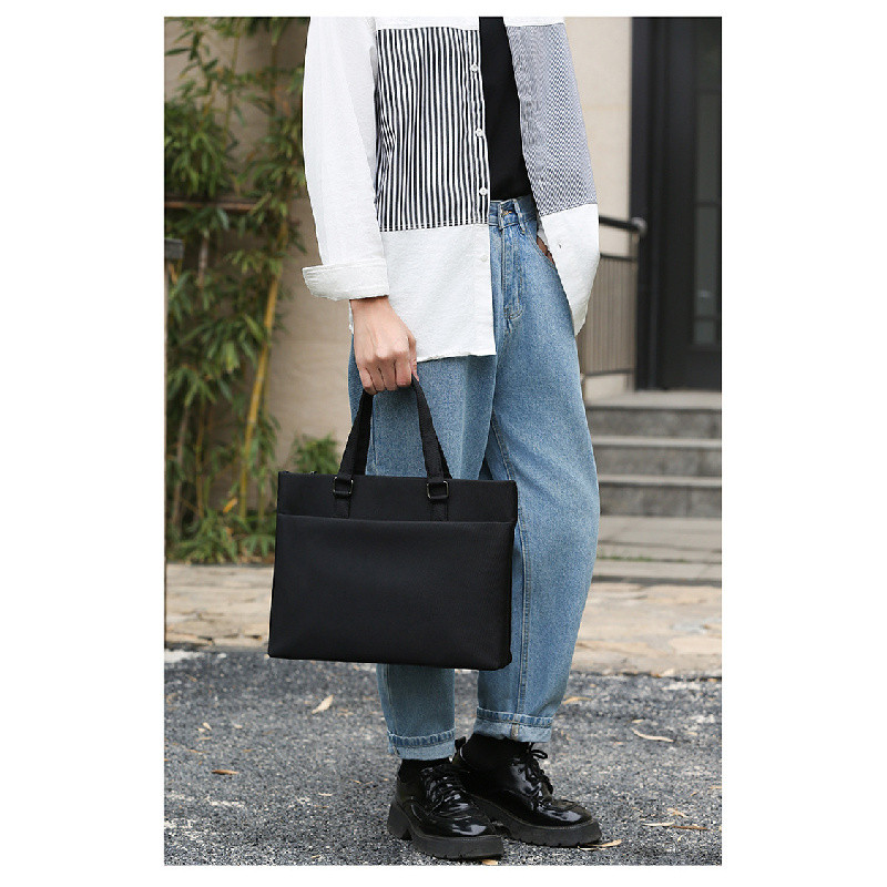 Briefcase Men's Bag File Bag Customized logo Conference Bag Lawyer Information Bag Business Handbag Men's Printing