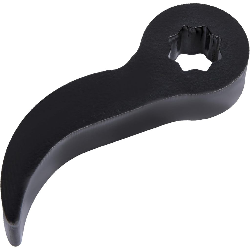 Sixzoo Pry Bar Wrench Adapter Head untuk Pemacu 3/8", Alat Penyingkir Separuh Aci Jenis Horn, Alat Penyesuai Crowbar Tahan Lasak, Alat Sambungan Ratchet Pry Bar, Pembaikan Kereta Sesuai untuk 3/8 Ra