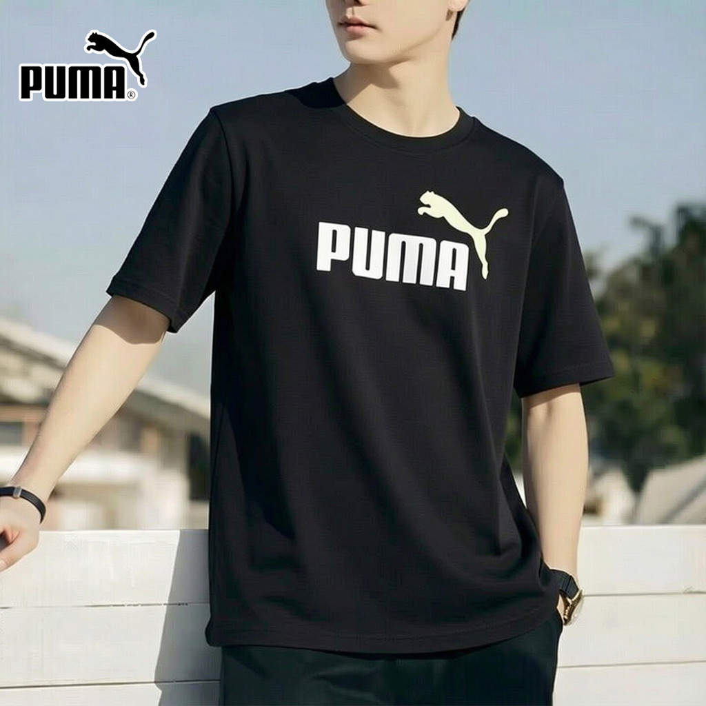 Inter 丨 Puma Puma Short Sleeve Men 2026 Summer New Style Loose T-Shirt Breathable Casual Sports Half Sleeve Top