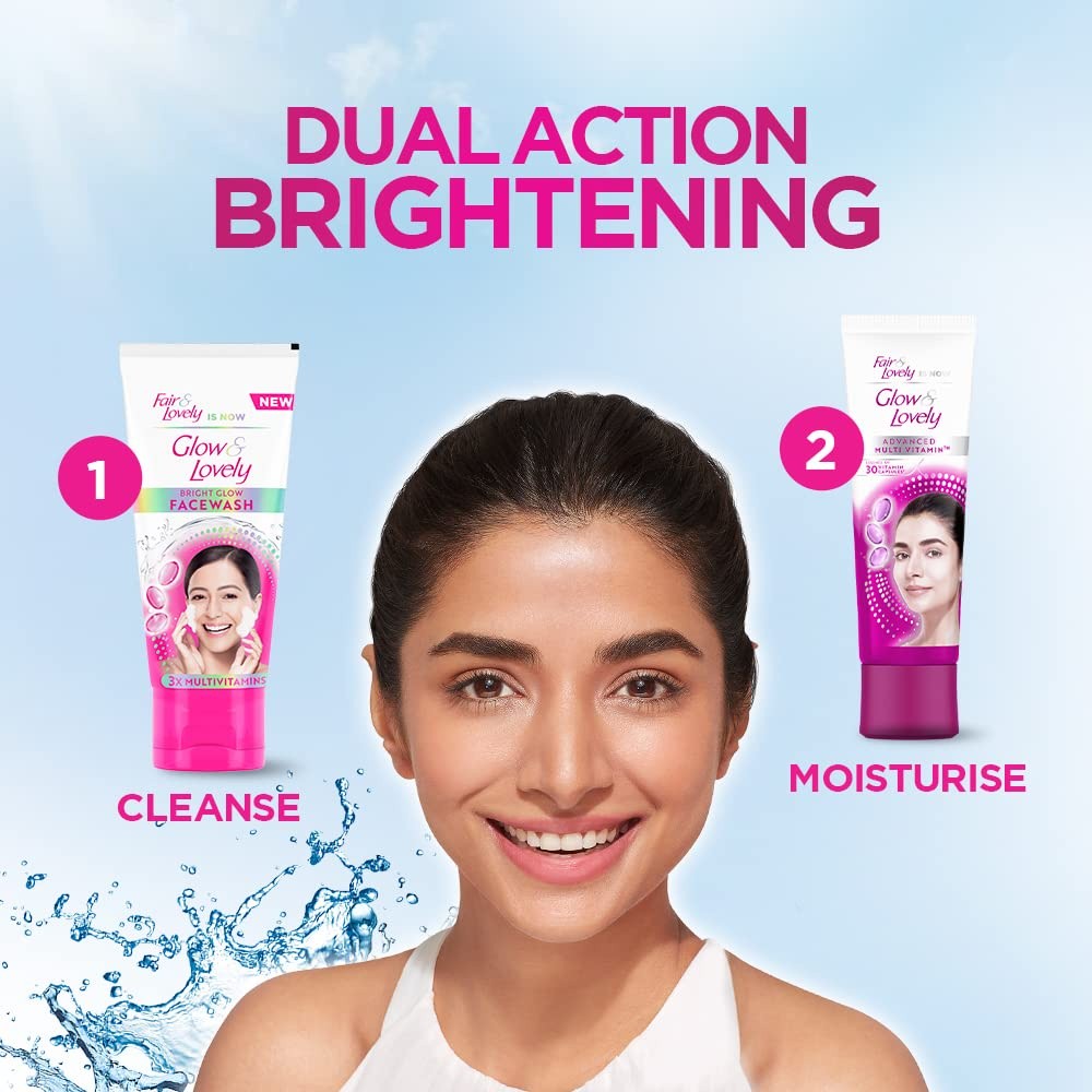 Fair & Lovely Bright Glow Face Wash 100g (new)