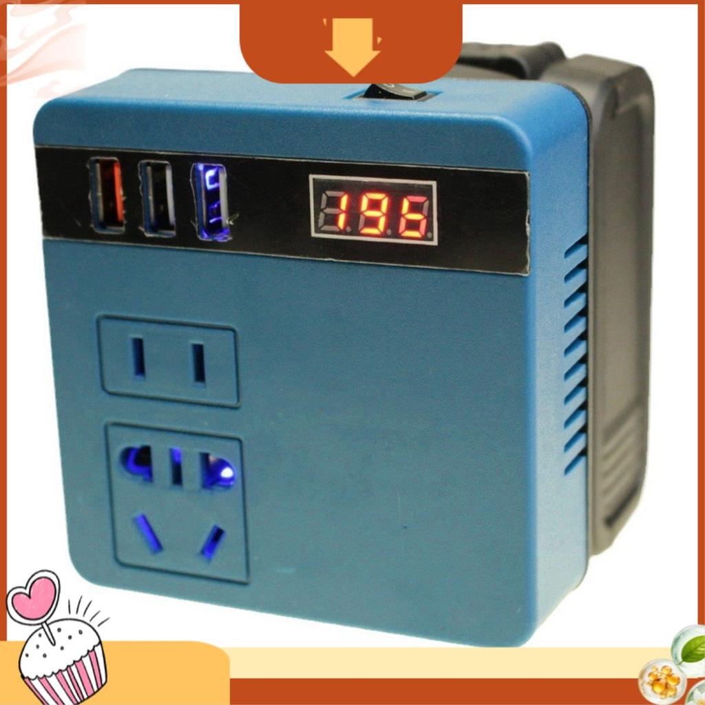 darcyPortable Inverter for  Lithium Battery, 220V AC/5V DC/20V Outdoor Operation Tool