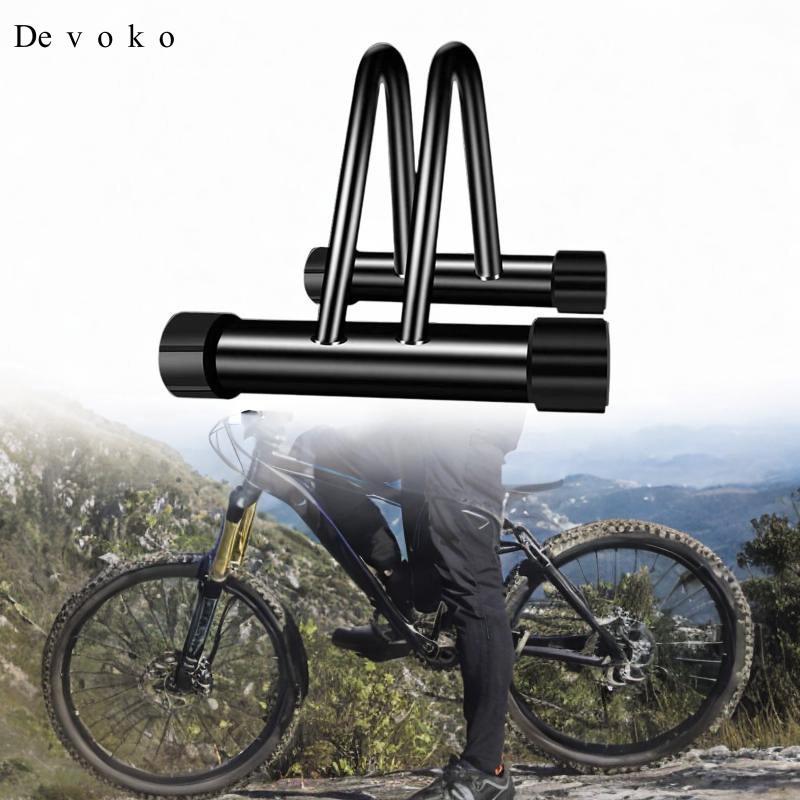[Devoko] Floor Stand Black Bike Parking Rack for Apartments Garages Hybrid Bikes