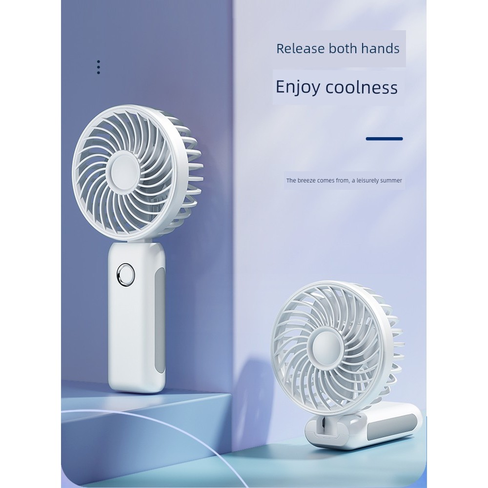 mini kipas kipas usb kereta mini kipas aircond Handheld Small Fan Portable Portable Mini Small Electric Fan usb Rechargeable Fan Handheld Student Dormitory Ultra-Quiet Office Desk Folding Outdoor Summer Cooling Handy Tool f