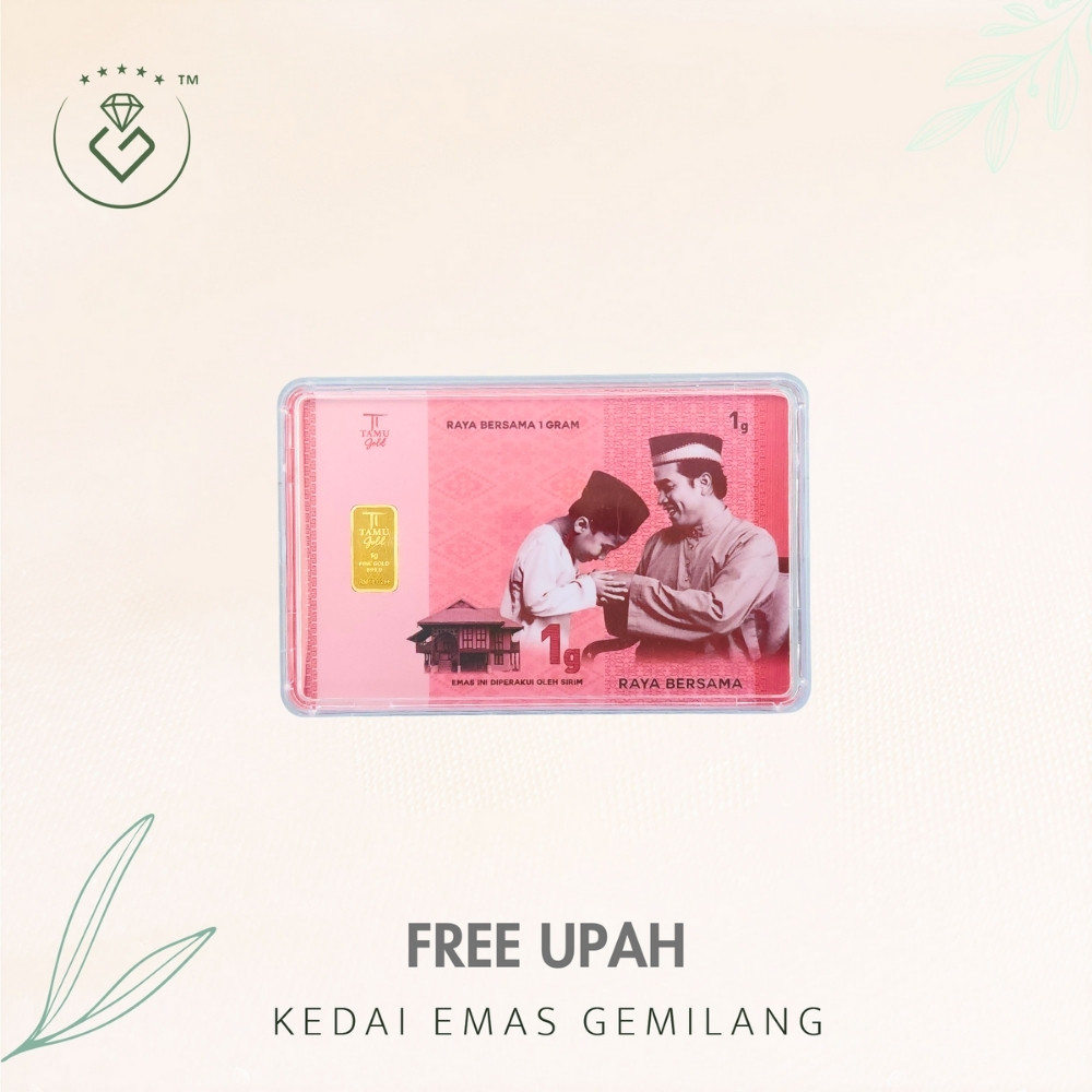[Kedai Emas Gemilang] 8001253 Temu Gold 1G (Rm100296) Gold Bar (1.5Cm) (1G)&hellip;