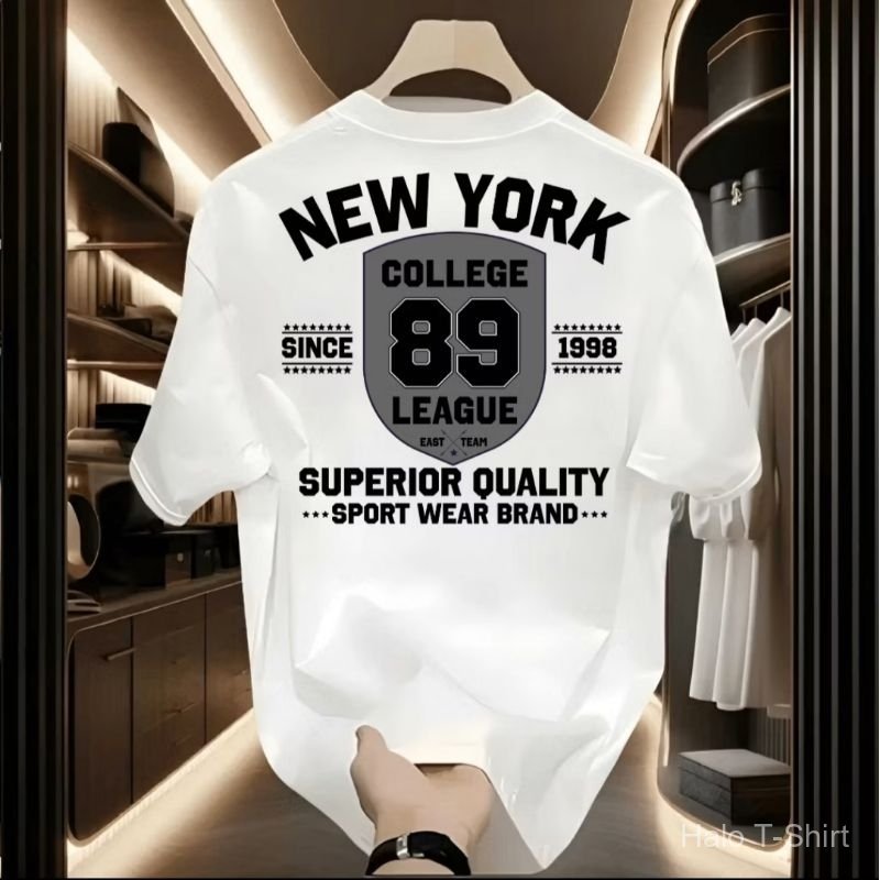 T-shirt gaya New York, T-shirt gaya Korea, T-shirt uniseks