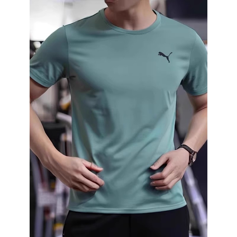 Inter 丨 PUMA PUMA Quick-Drying Short-Sleeved Men 2026 Summer New Style Men Running Training Breathable Sports t-Shirt