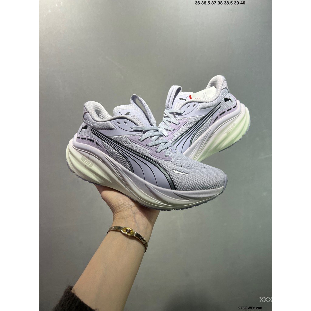 Puma shoes/Puma sneakers Deviate Nitro 3 男女跑步鞋 休闲鞋通勤鞋防滑抓地软底百搭简约轻量 EB1G