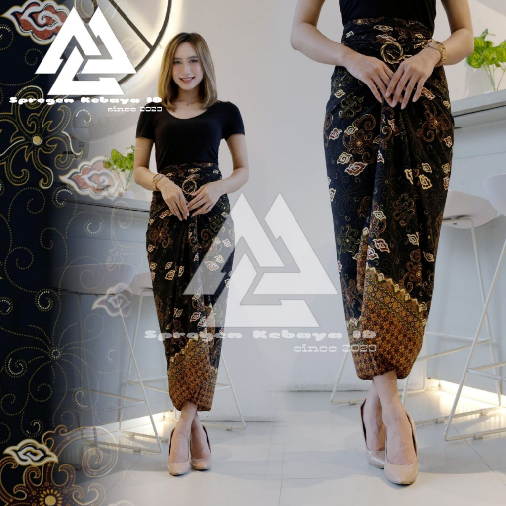 Reliable Essential SKI Premium Batik Wrap Skirt Modern Silk Ring Party Graduation Kebaya Bottom SpregenKebaya Quality... - Image 4